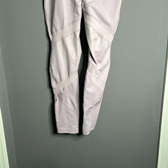 Aerie Light Purple Mid Rise Ankle Length Leggings Size Small - Picture 6 of 8